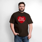 I Love Daddy Unisex Play Tee (Colors) - brown