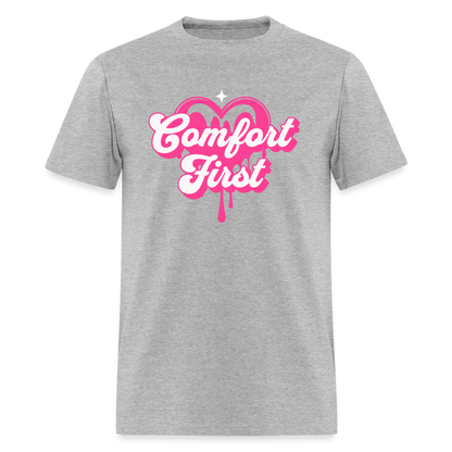 Comfort First Unisex Play Tee - heather gray