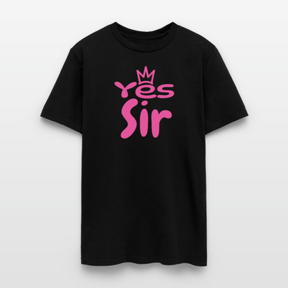 Yes Sir Unisex Play Tee (Colors) - black