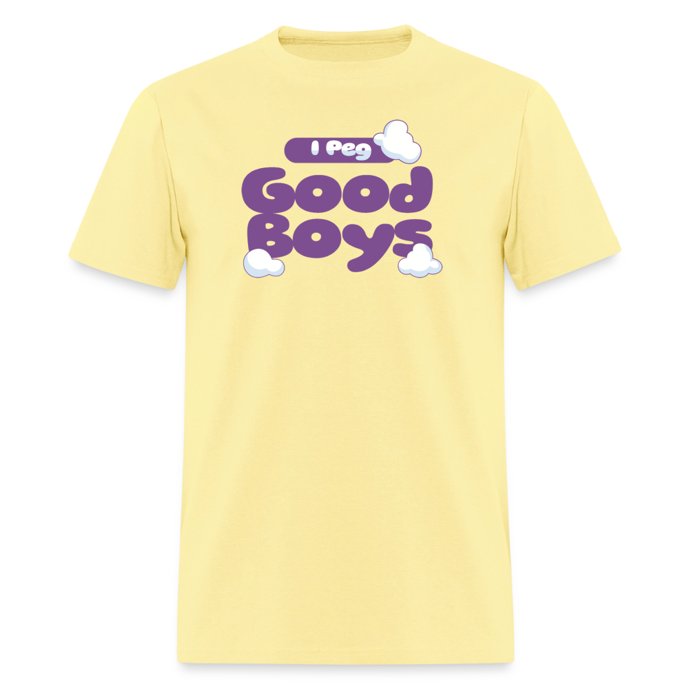 Peg Good Boys Unisex Play Tee  (Colors) - cornsilk