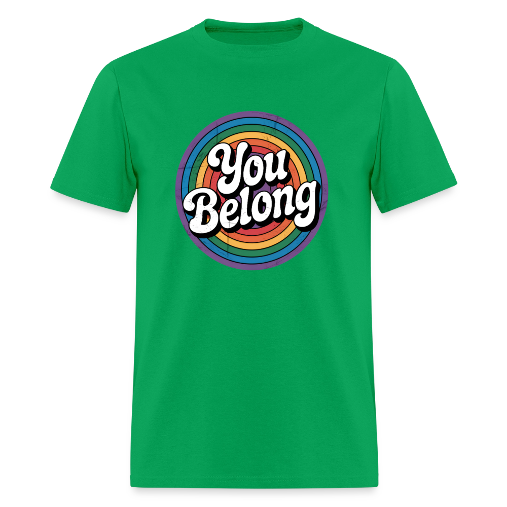 You Belong Pride Unisex Play Tee (Colors) - bright green