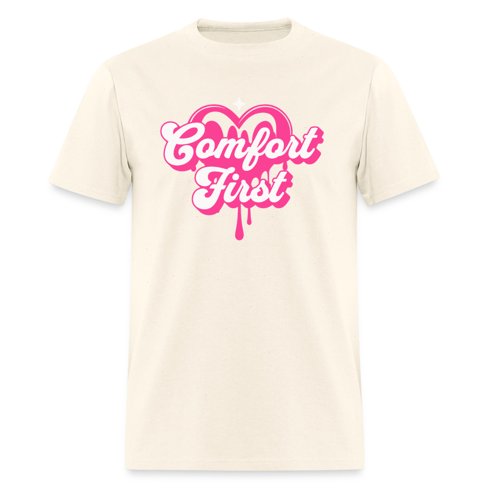 Comfort First Unisex Play Tee - sweet cream heather