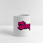 Sissy Mug with Heart Handle - white