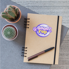 Good Pup Cute Vinyl  Sticker - transparent glossy