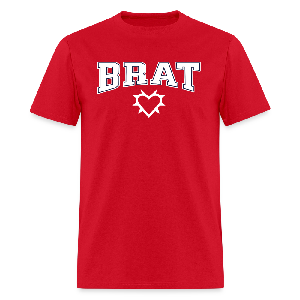 Brat Varsity Unisex Play Tee (Colors) - red