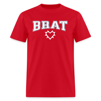 Brat Varsity Unisex Play Tee (Colors) - red