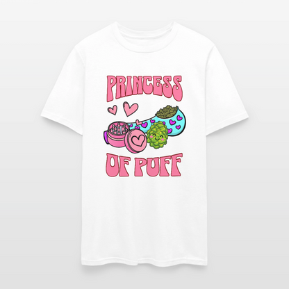 Princess of Puff Unisex Play Tee - white