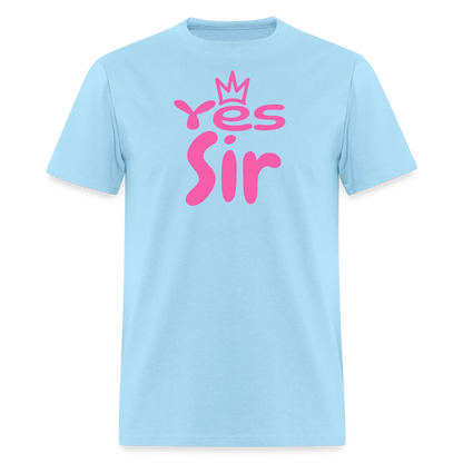 Yes Sir Unisex Play Tee (Colors) - powder blue
