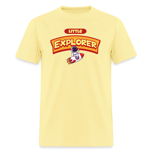 Little Explorer Unisex Play Tee - cornsilk