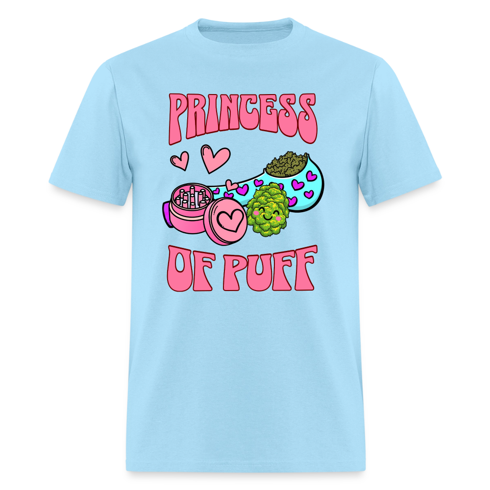 Princess of Puff Unisex Play Tee - powder blue