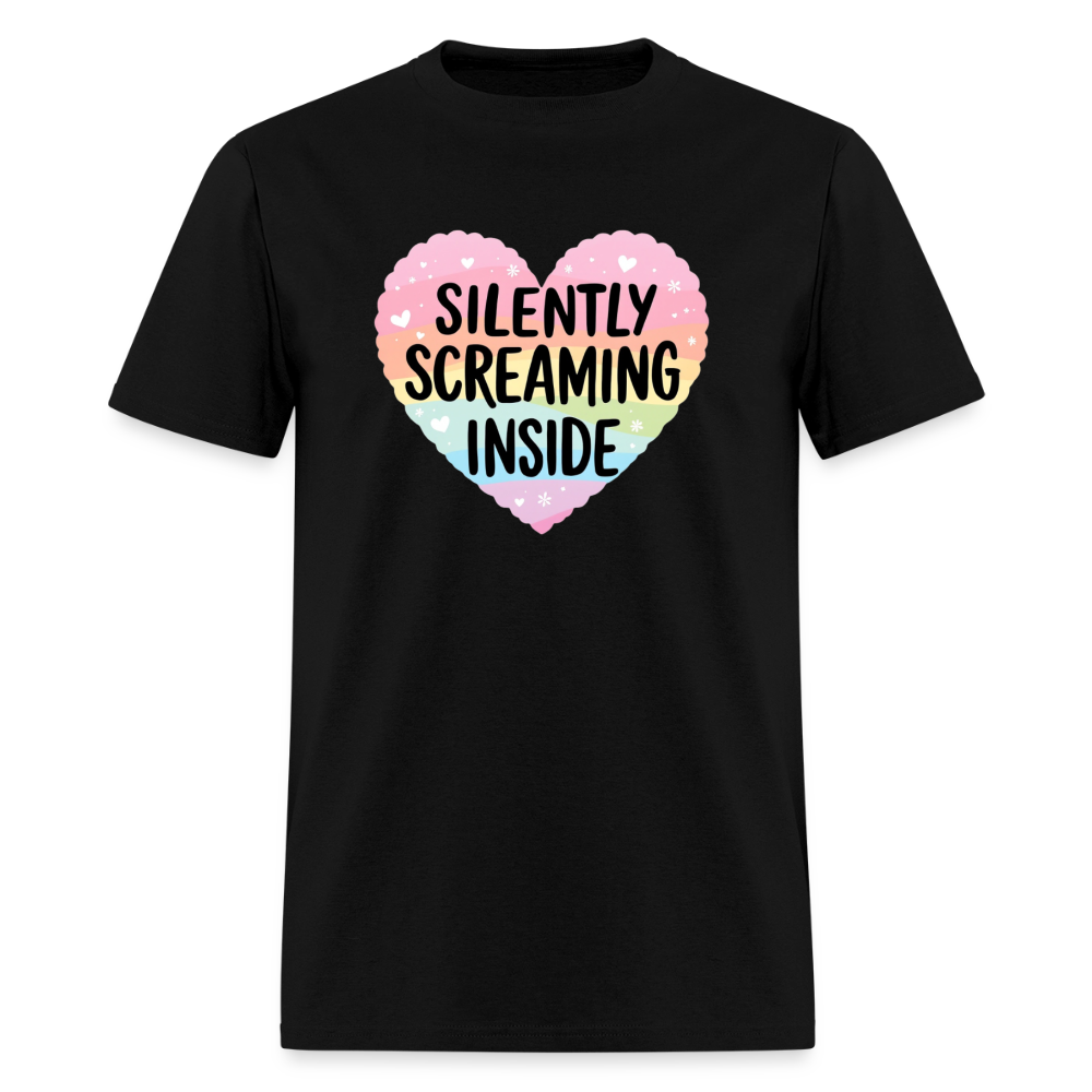Silently Screaming Unisex Play Tee - black