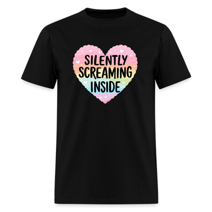 Silently Screaming Unisex Play Tee - black