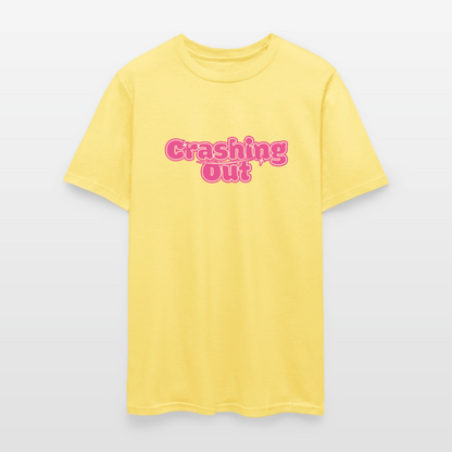 Crashing Out Unisex Play Tee - cornsilk