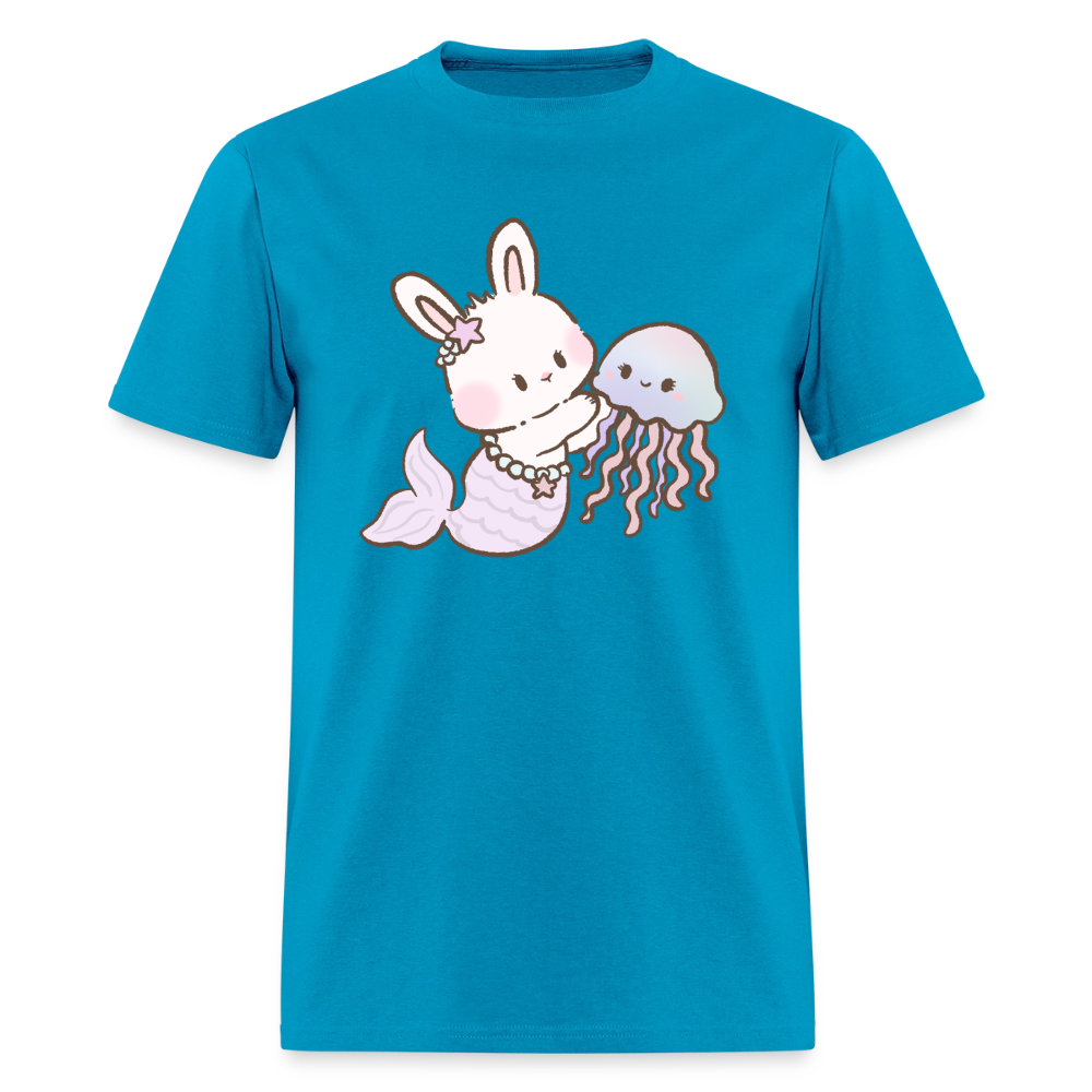 Mermaid BunBun Unisex Play Tee (Colors) - turquoise