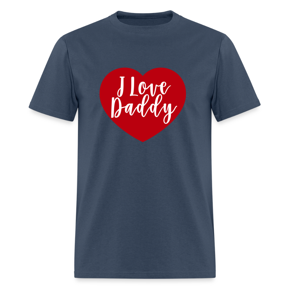 I Love Daddy Unisex Play Tee (Colors) -  blue dusk