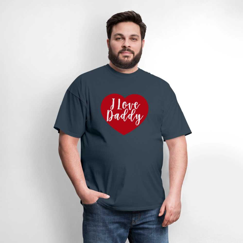I Love Daddy Unisex Play Tee (Colors) -  blue dusk