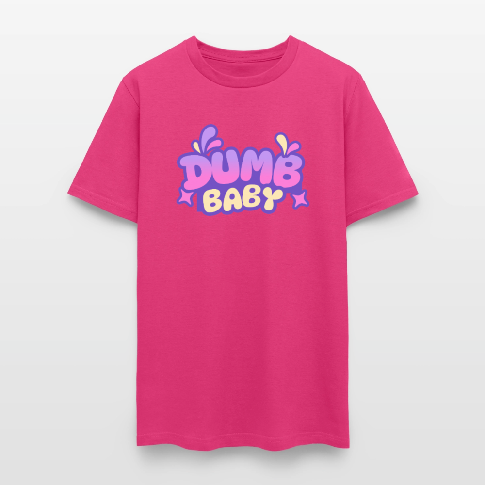 Dumb Baby Unisex Play Tee (Colors) - fuchsia