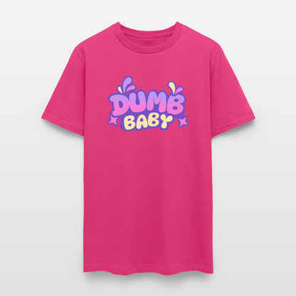 Dumb Baby Unisex Play Tee (Colors) - fuchsia