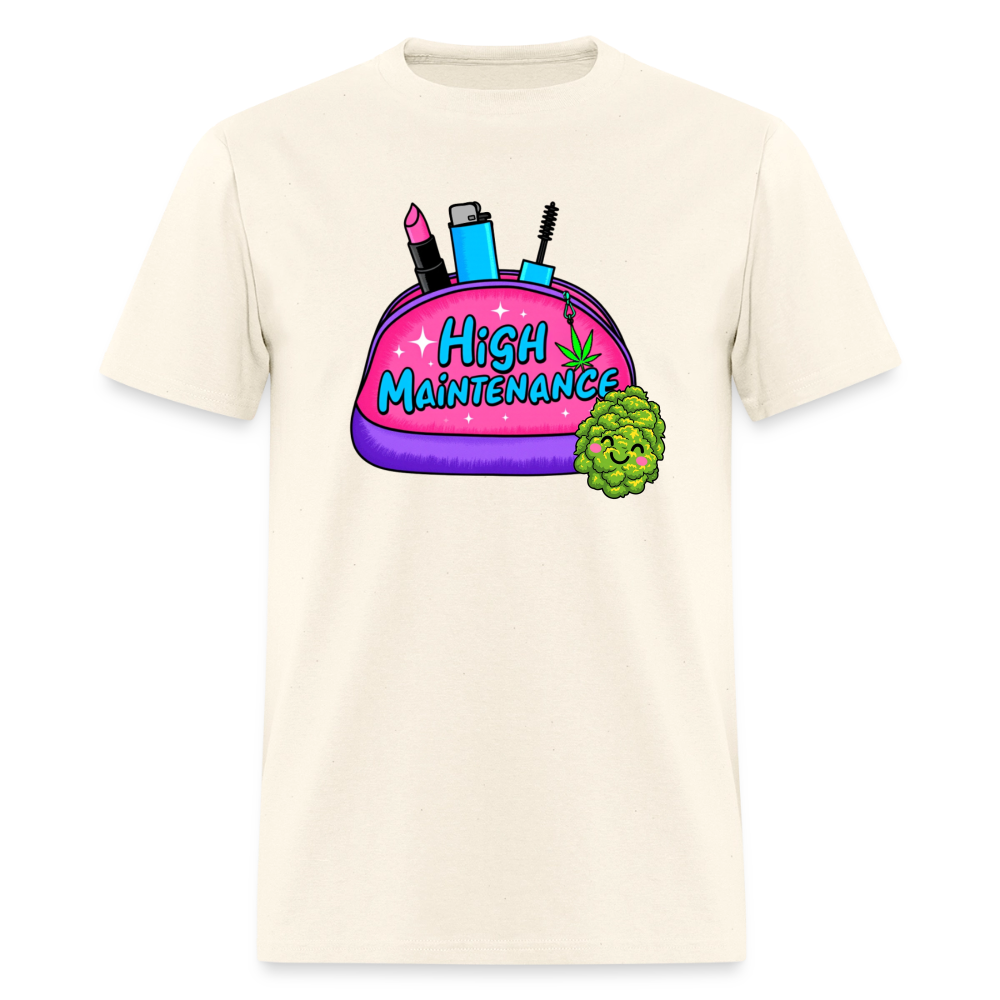 High Maintenance Unisex Play Tee (Colors) - sweet cream heather