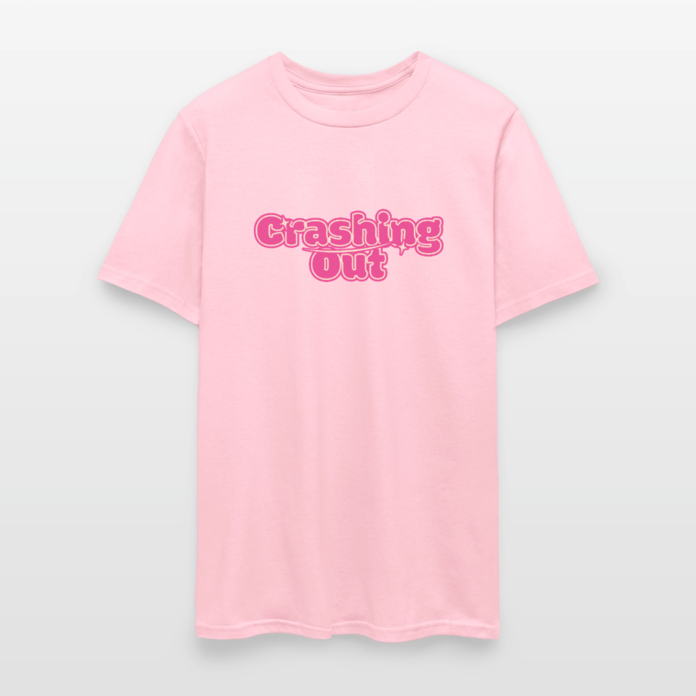 Crashing Out Unisex Play Tee - pink