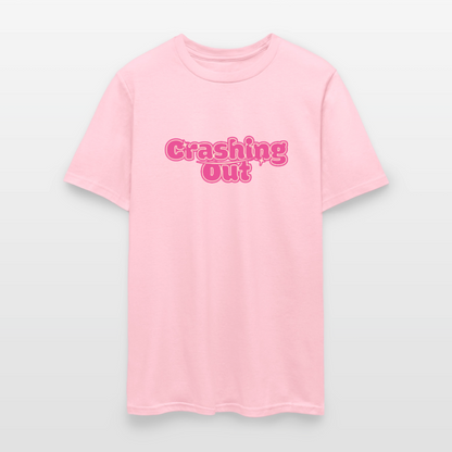 Crashing Out Unisex Play Tee - pink