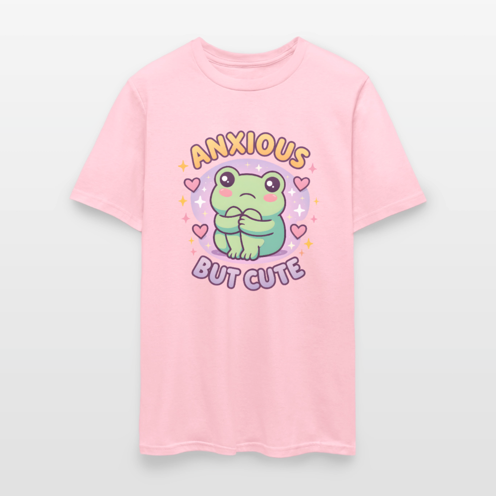 Anxious But Cute Unisex Play Tee - pink