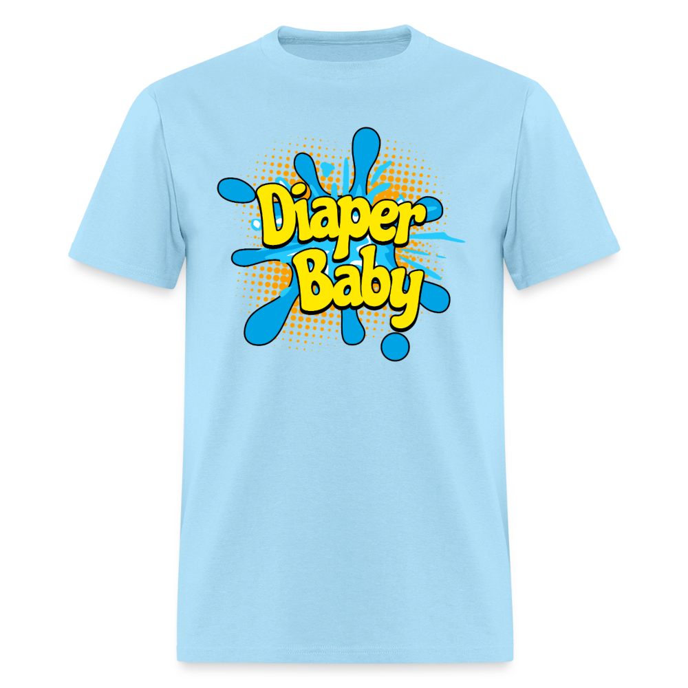 Diaper Baby Unisex Play Tee (Colors) - powder blue