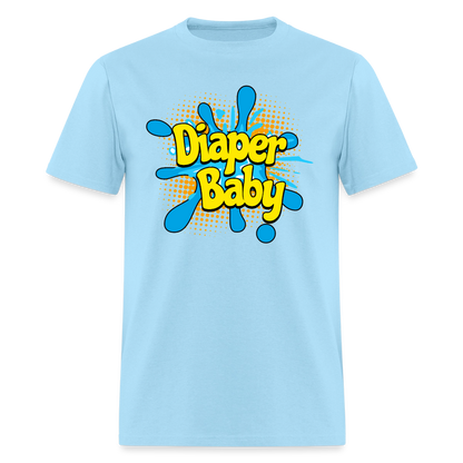 Diaper Baby Unisex Play Tee (Colors) - powder blue