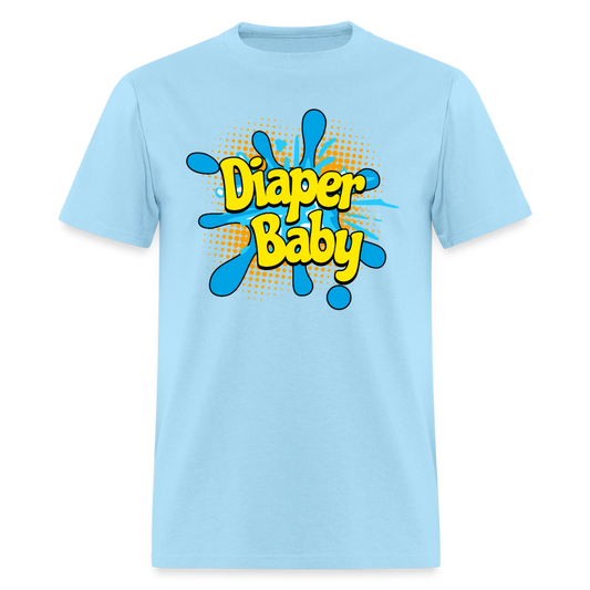 Diaper Baby Unisex Play Tee (Colors) - powder blue