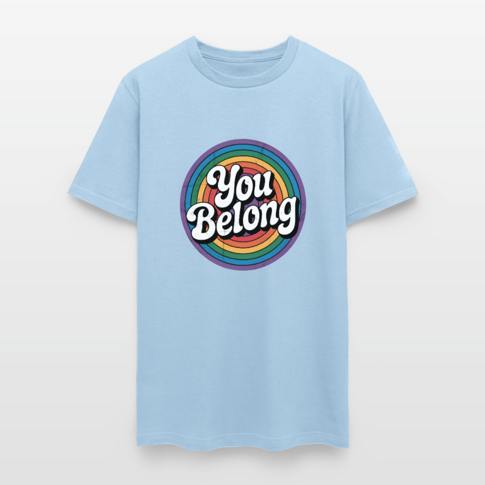 You Belong Pride Unisex Play Tee (Colors) - powder blue