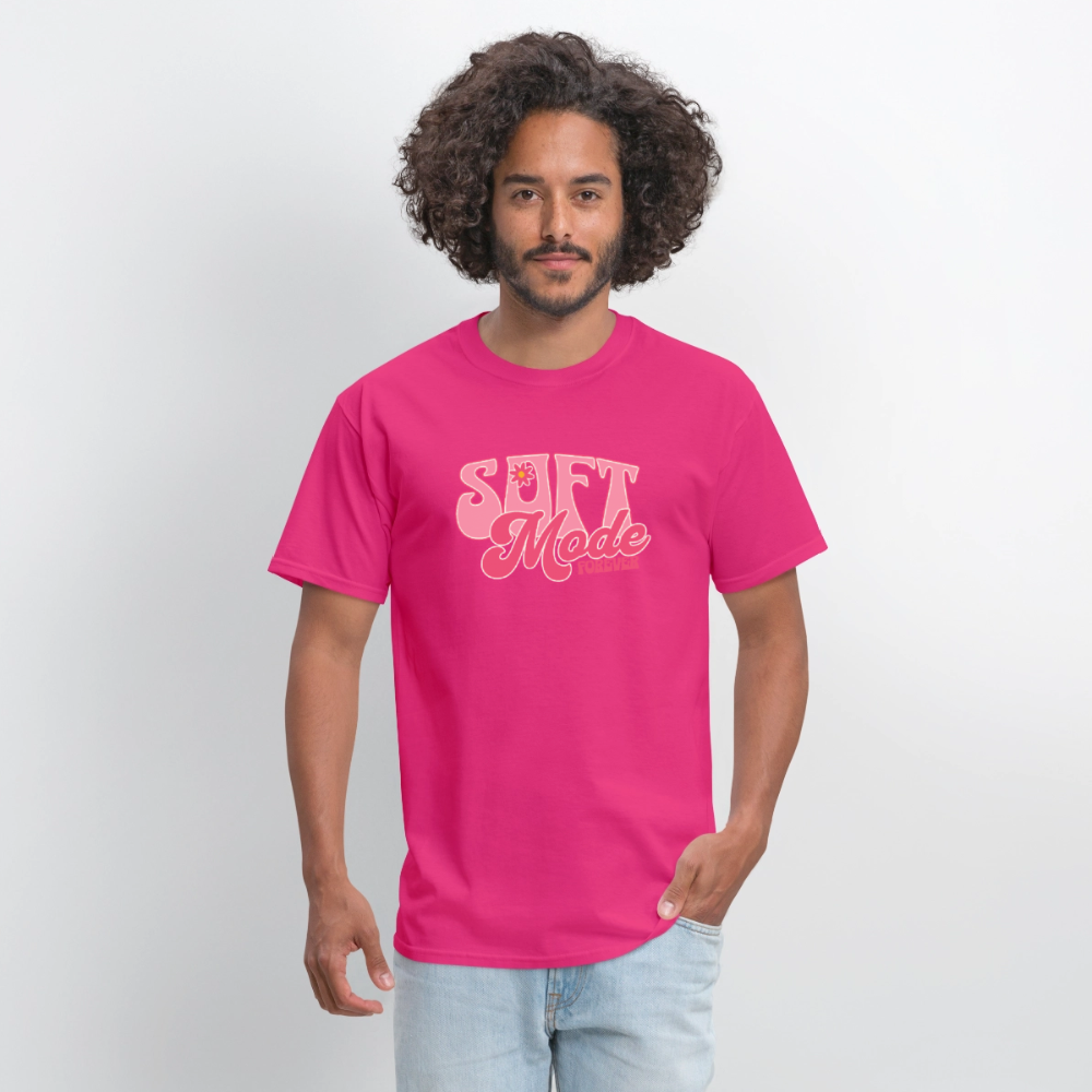 Soft Mode Forever Unisex Play Tee - fuchsia