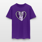 Heartbound Rope Bunny  Unisex Play Tee - purple