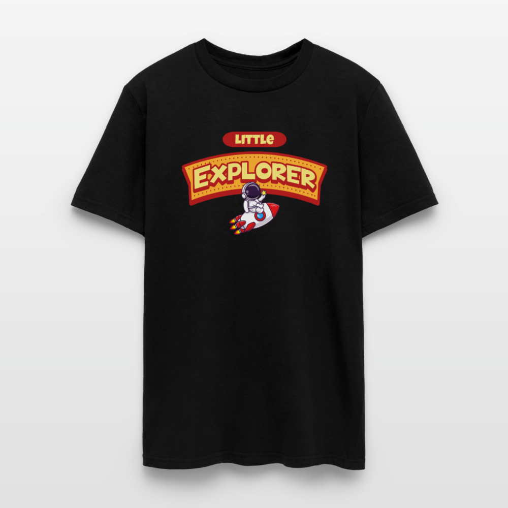 Little Explorer Unisex Play Tee - black