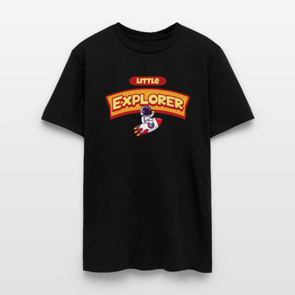 Little Explorer Unisex Play Tee - black