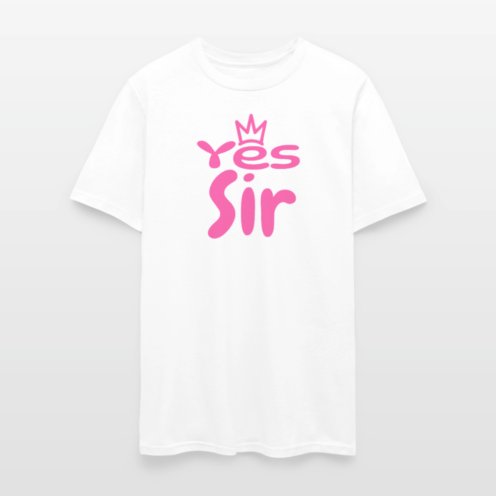Yes Sir Unisex Play Tee (Colors) - white