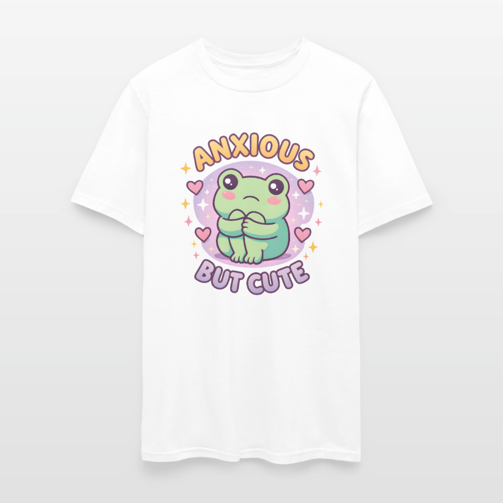 Anxious But Cute Unisex Play Tee - white