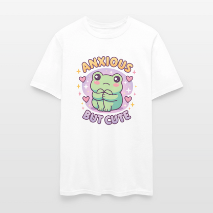 Anxious But Cute Unisex Play Tee - white
