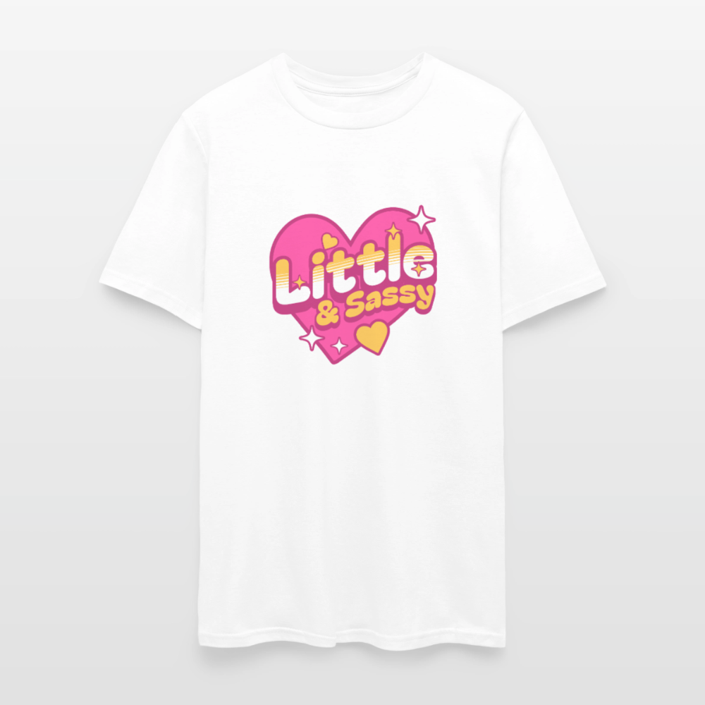 Little & Sassy Unisex Play Tee (Colors) - white