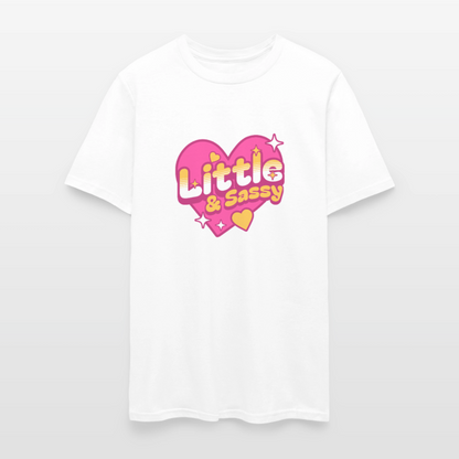 Little & Sassy Unisex Play Tee (Colors) - white