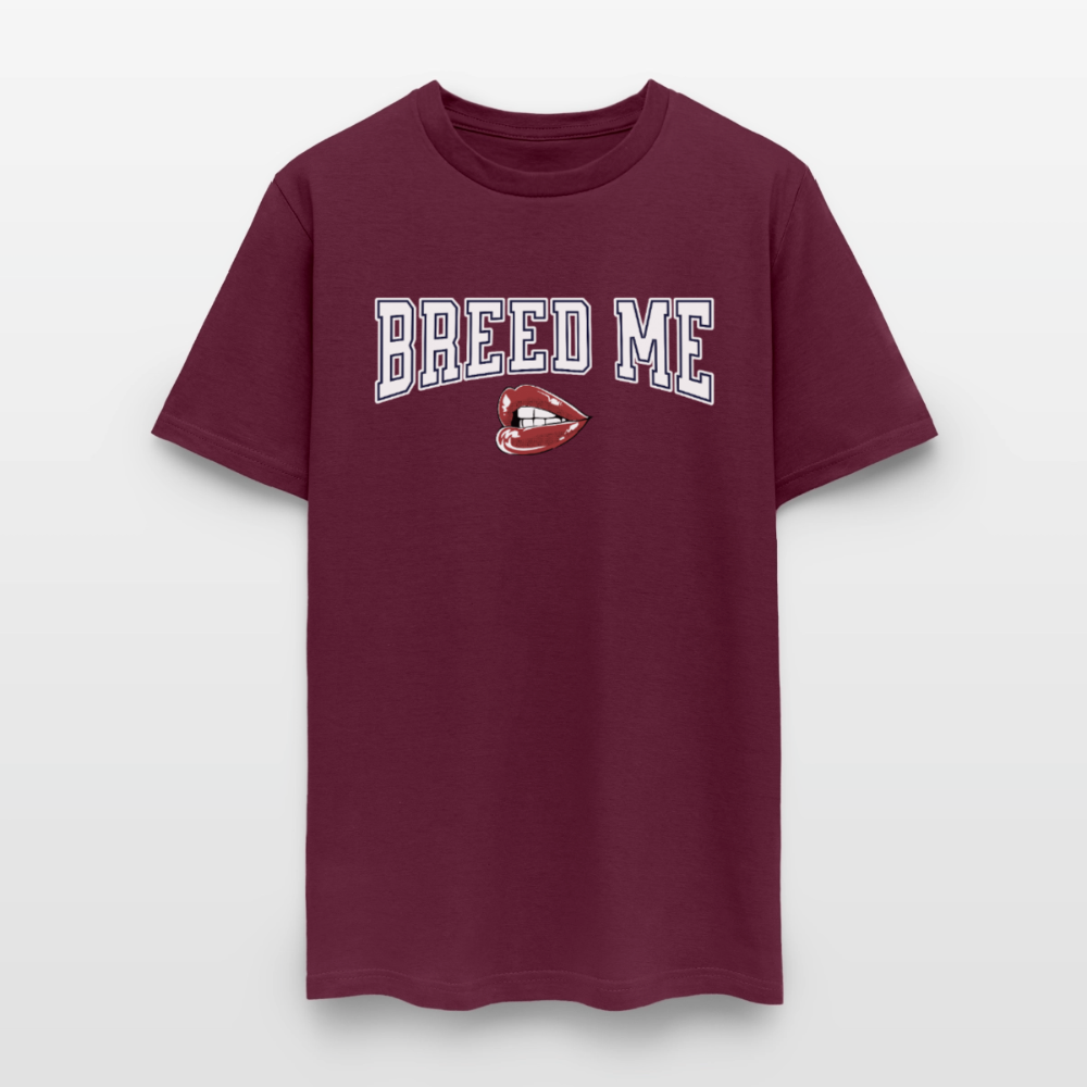 Breed Me Unisex Play Tee (Colors) - burgundy