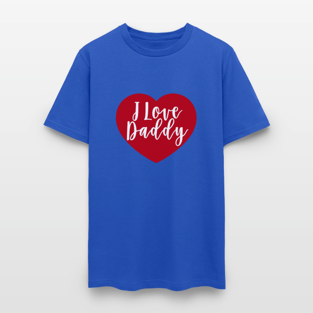 I Love Daddy Unisex Play Tee (Colors) - royal blue