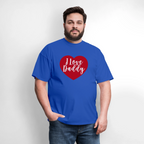 I Love Daddy Unisex Play Tee (Colors) - royal blue