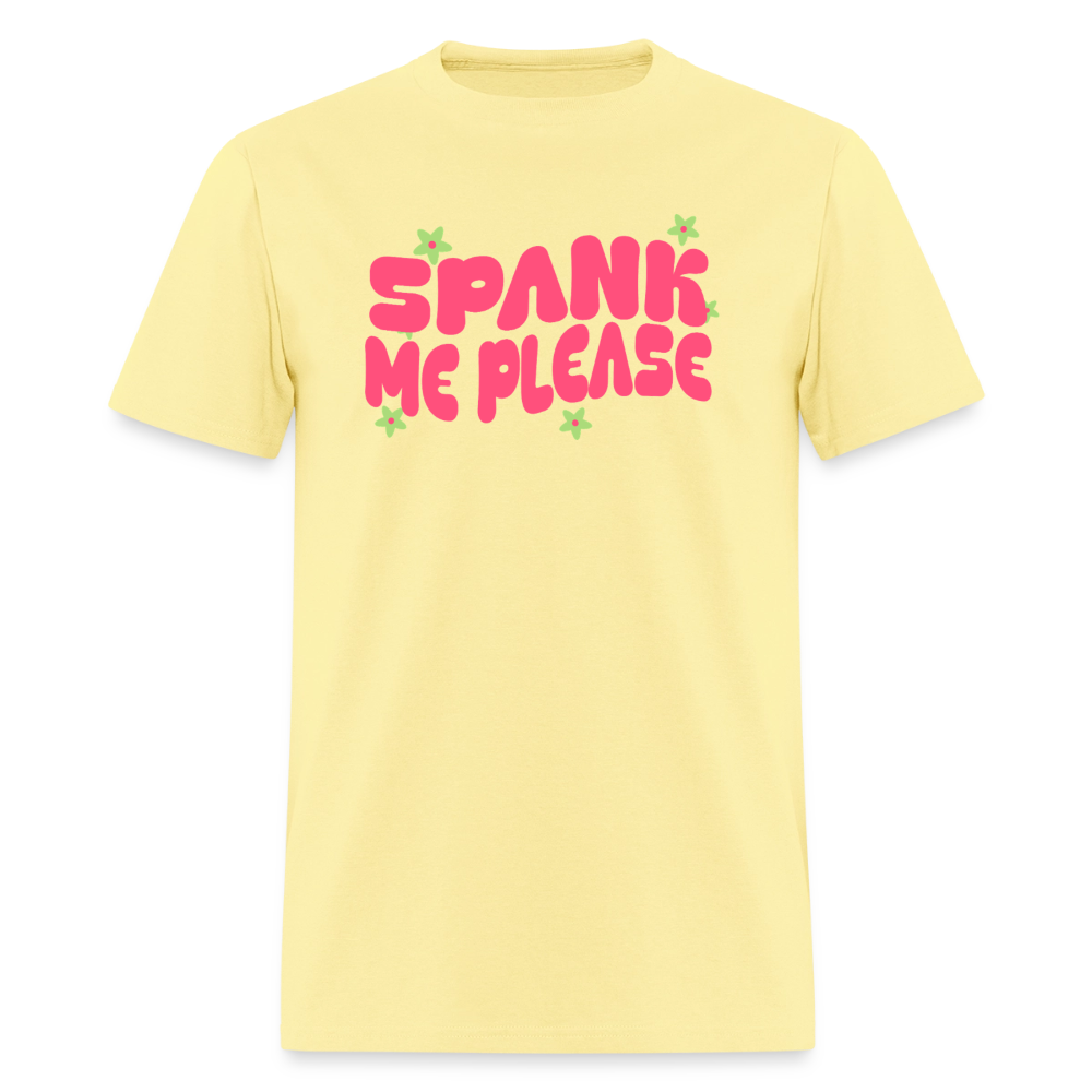 Spank Me Unisex Play Tee (Colors) - cornsilk