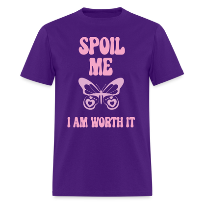 Spoil Me Unisex Play Tee - purple