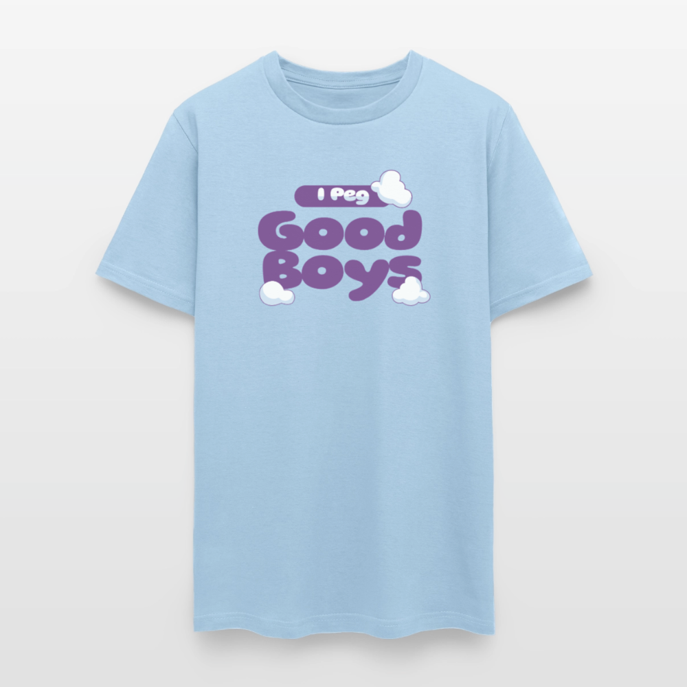 Peg Good Boys Unisex Play Tee  (Colors) - powder blue
