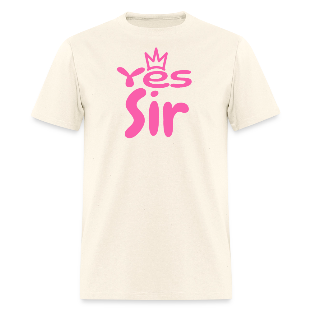 Yes Sir Unisex Play Tee (Colors) - sweet cream heather