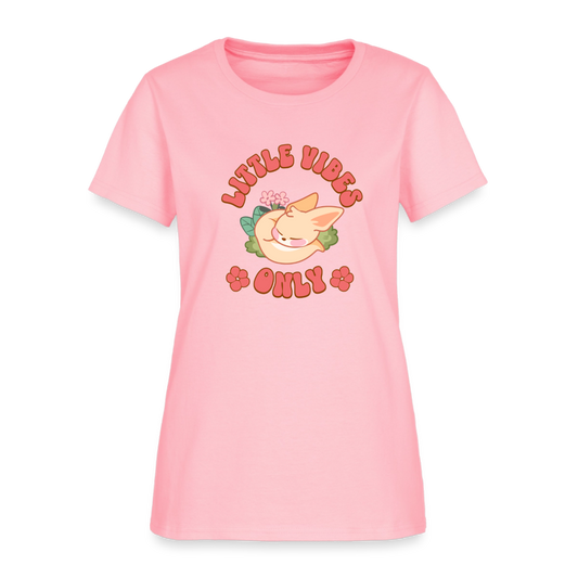Little Vibes Only Fennec Soft Play Tee - pink