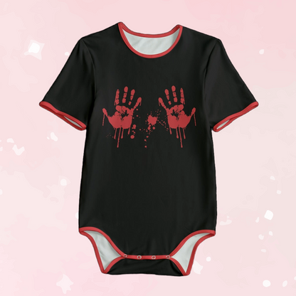 Bloody Handprints Adult Unisex Onesie