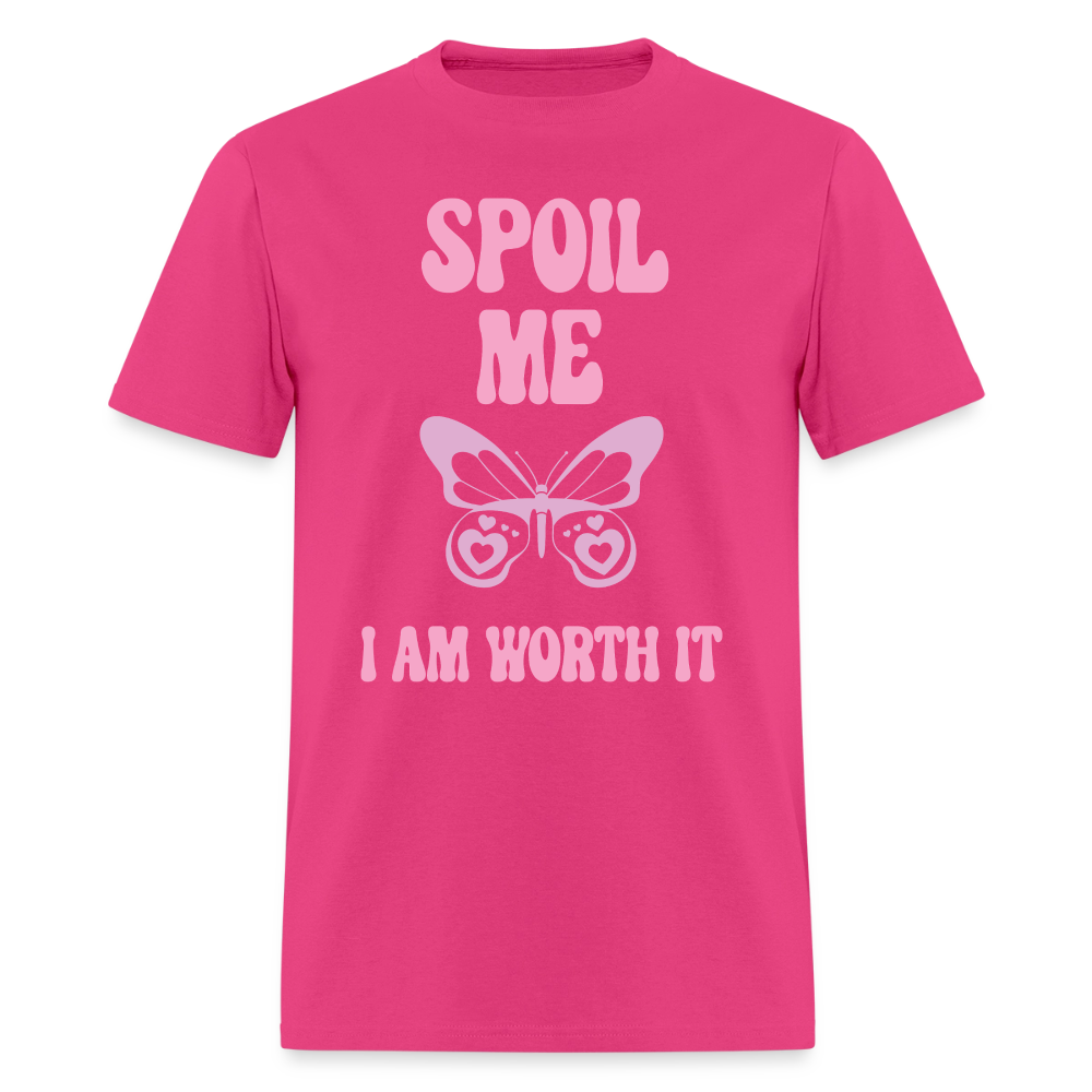 Spoil Me Unisex Play Tee - fuchsia