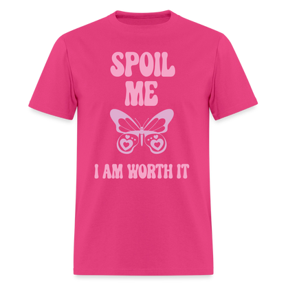 Spoil Me Unisex Play Tee - fuchsia